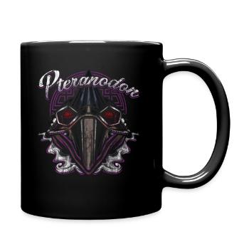Cyborg Pteranodon Dinosaur Scifi - Full Colour Mug - black - Right