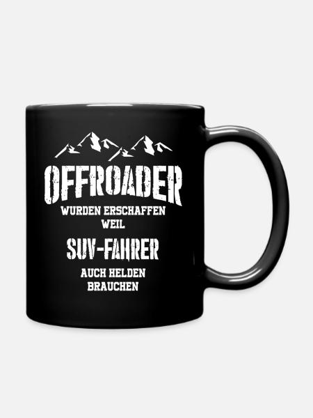 OFFROAD! - Tasse einfarbig - Schwarz