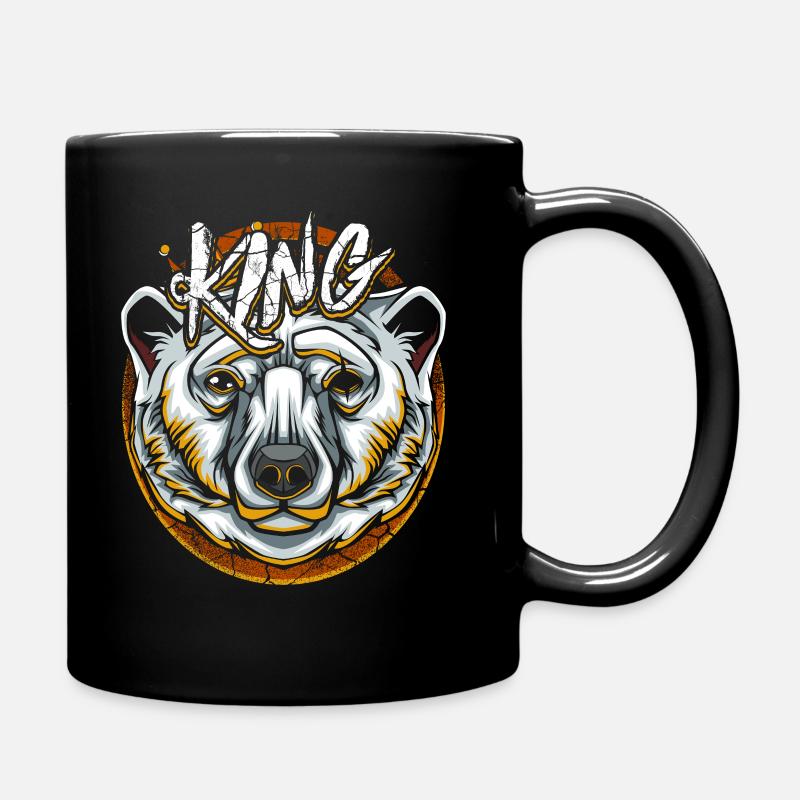 Eisbär - Tasse einfarbig - Schwarz