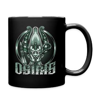Gott des Nordens Osiris Ägyptisch Ägypten Gottheit - Tasse einfarbig - Schwarz - Rechts