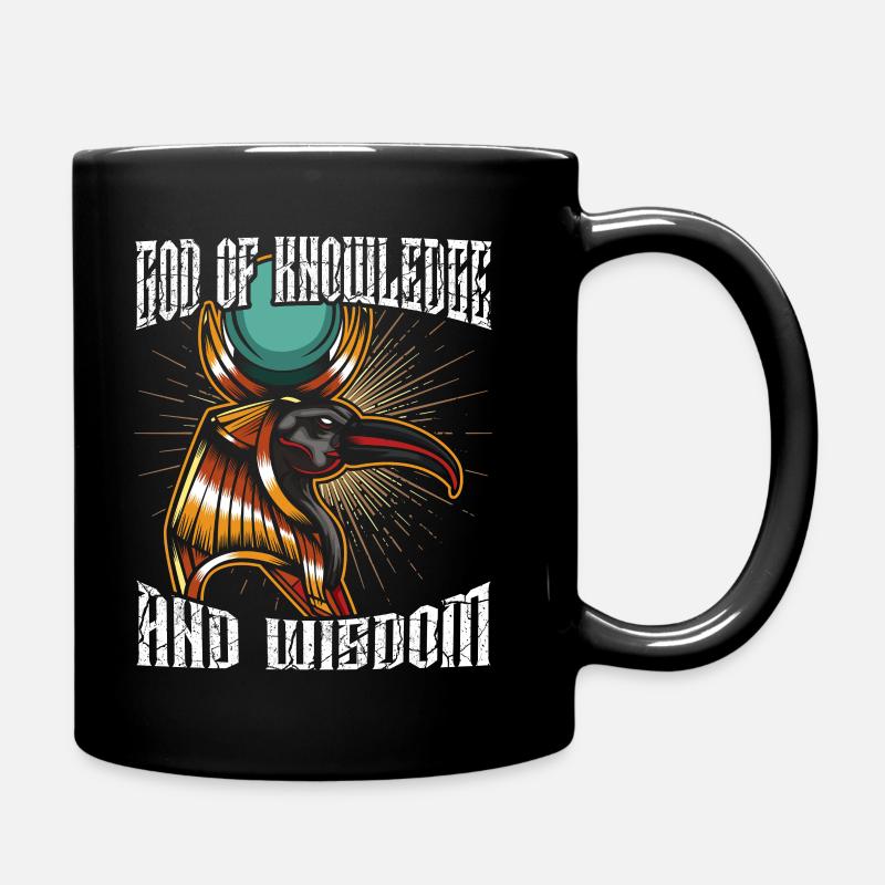 Dieu de la connaissance sagesse Thoth dieu égyptien - Mug uni - noir