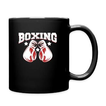 Boxing Gloves - Full Colour Mug - black - Right