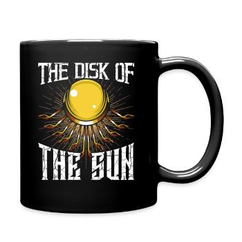 Egyptian sun disk - Full Colour Mug - black - Right