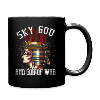 Dieu égyptien du paradis Anhur - Mug uni - noir - Droite