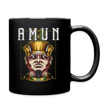 Amun Mythologie Gott Gottheit Ägyptisch Schöpfer - Tasse einfarbig - Schwarz - Rechts