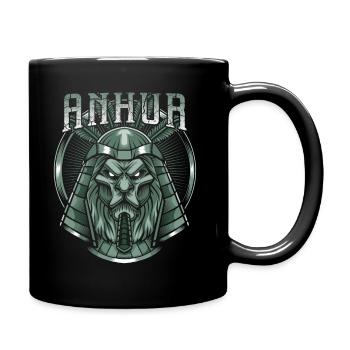 God of War Anhur Egyptian Egypt deity - Full Colour Mug - black - Right