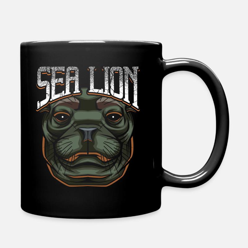 Robbe - Tasse einfarbig - Schwarz