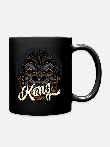 gorilla - Full Colour Mug - black