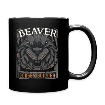 castor - Mug uni - noir - Droite