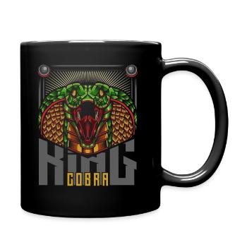 king Cobra - Mug uni - noir - Droite