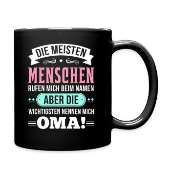 Les personnes les plus importantes m'appellent grand-mère - Mug uni - noir - Droite