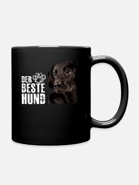 The Best Dog - Labrador Brown - Full Colour Mug - black