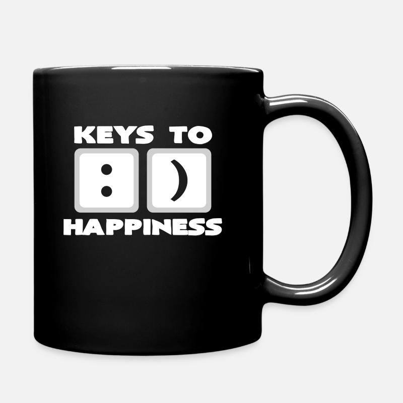 Nerdy - Full Colour Mug - black