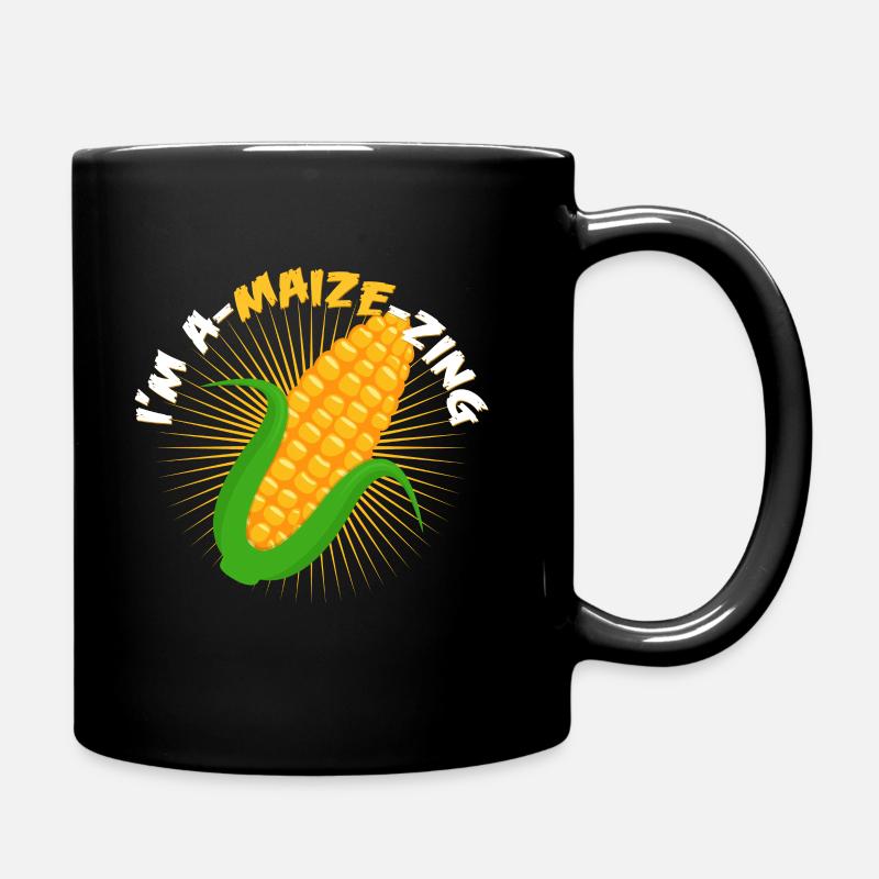 Mais - Tasse einfarbig - Schwarz
