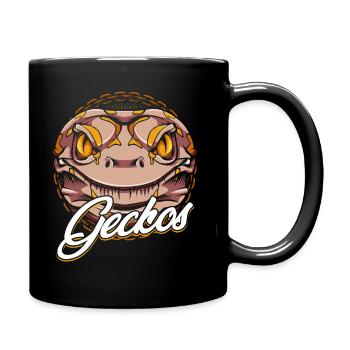 Gecko - Tasse einfarbig - Schwarz - Rechts