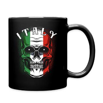 Italien - Tasse einfarbig - Schwarz - Rechts