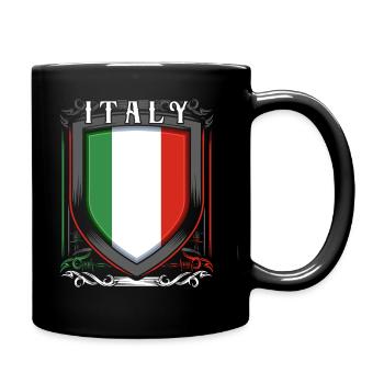 Italie - Mug uni - noir - Droite