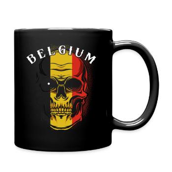 Belgien - Tasse einfarbig - Schwarz - Rechts
