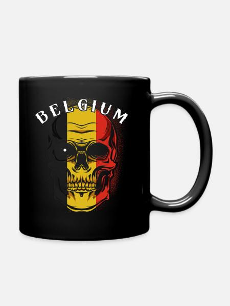 Belgium - Full Colour Mug - black