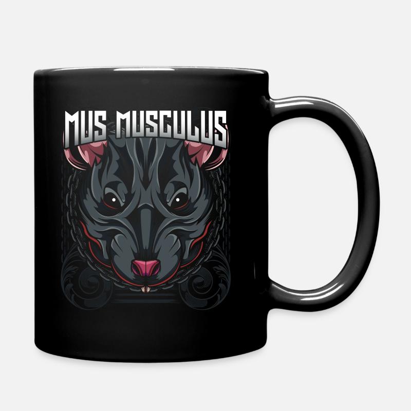 Maus - Tasse einfarbig - Schwarz