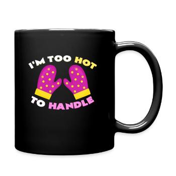 Bäckerin - Tasse einfarbig - Schwarz - Rechts