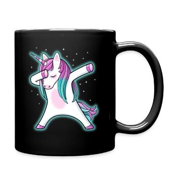 Dabbing Unicorn Gift Dabbing Unicorn - Mug uni - noir - Droite