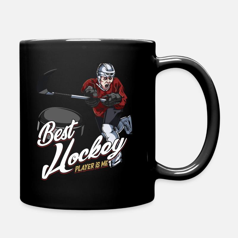 ice Hockey - Full Colour Mug - black