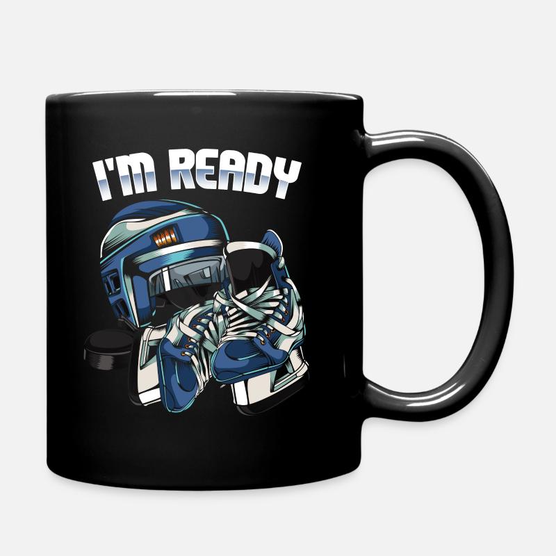 hockey - Mug uni - noir