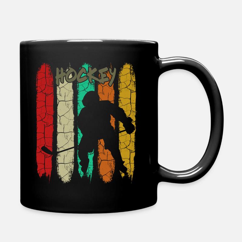 hockey - Mug uni - noir