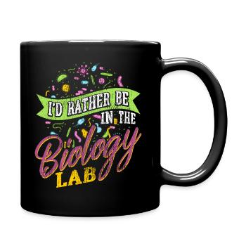 Biology Lab - Full Colour Mug - black - Right