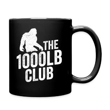1000 Pfund Club Member TShirt, Sasquatch - Tasse einfarbig - Schwarz - Rechts