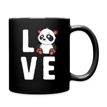 Love Pandas TShirt pour les enfants filles femmes ours - Mug uni - noir - Droite