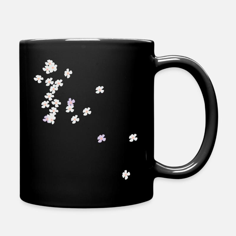 fleur - Mug uni - noir