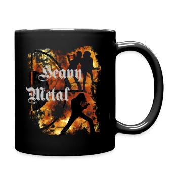 Heavy,Heavy Metal,Black Metal,Music,Rock Concert, - Full Colour Mug - black - Right