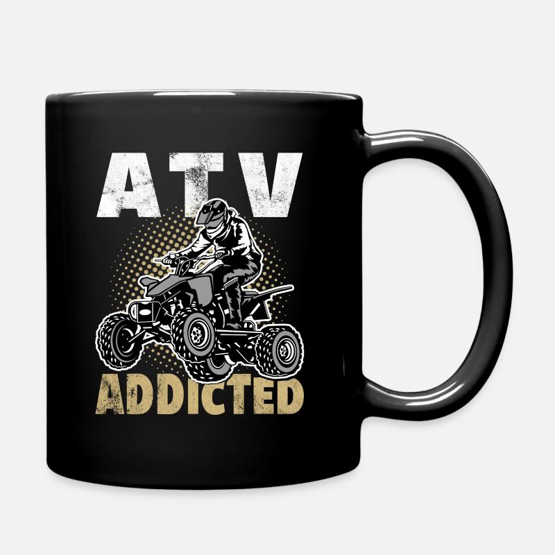ATV Addicted Quad - Tasse einfarbig - Schwarz
