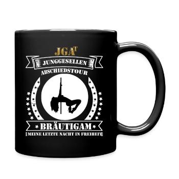 JGA't bachelor farewell tour. Polter T-shirt. - Full Colour Mug - black - Right
