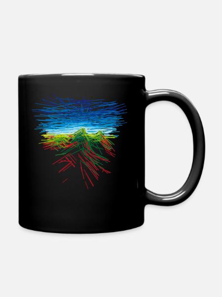 La montagne en moi - Mug uni - noir