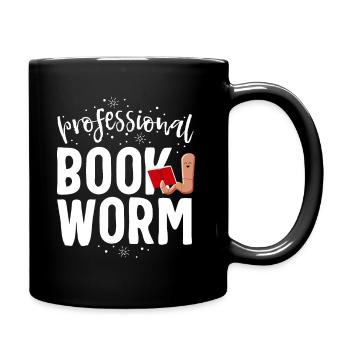 Professionelle Bibliothek für Bücherwurm-Bibliothekare - Tasse einfarbig - Schwarz - Rechts