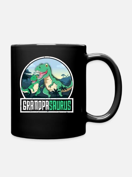 Grandpasaurus TRex Dinosaur Saurus Opa - Tasse einfarbig - Schwarz