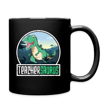 Teachersaurus Don de professeur TRex Dinosaure Saurus - Mug uni - noir - Droite