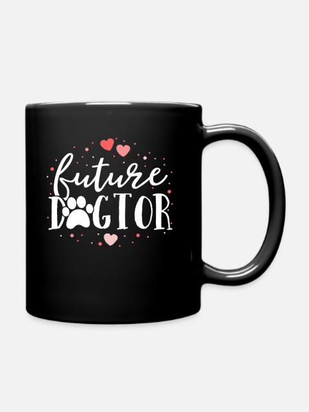 Future Dogtor Docteur Vétérinaire Docteur Vétérinaire - Mug uni - noir