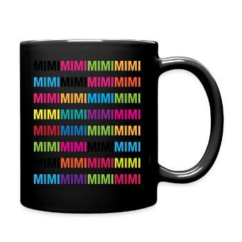 Mimimi - Tasse einfarbig - Schwarz - Rechts