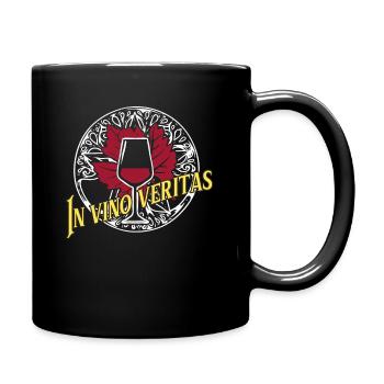 In vino veritas - Full Colour Mug - black - Right