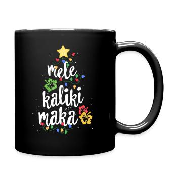 Chemise Mele Kalikimaka Pour Femmes Hawaii Hawaii - Mug uni - noir - Droite