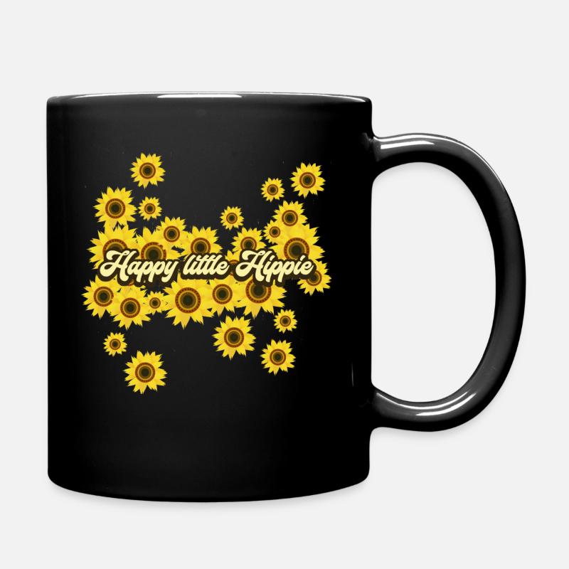 Bonne petite hippie - Mug uni - noir