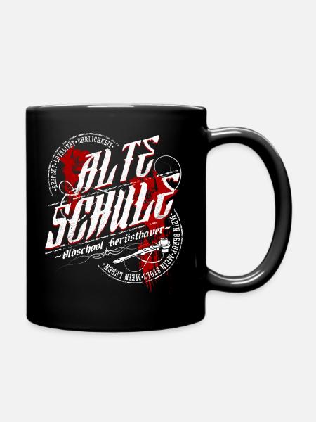 Gerüstbauer Shirt bedruckt in top Markenqualität - Tasse einfarbig - Schwarz