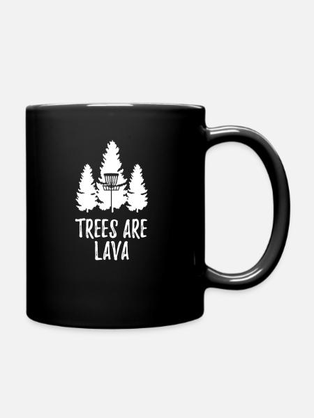 Les arbres sont des paroles de Frisbee Ultimate Lava Disc Golf - Mug uni - noir