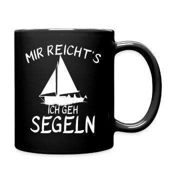 Enough to go sailing - Full Colour Mug - black - Right