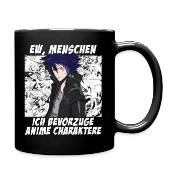 Anime - Bevorzuge Anime W - Tasse einfarbig - Schwarz - Rechts