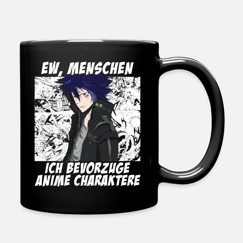 Anime - Bevorzuge Anime W - Tasse einfarbig - Schwarz